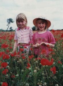 Our daughters in 1996 Our daughters in 1996