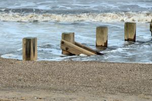 Summer seaside waves