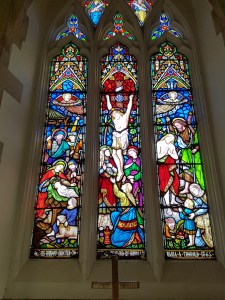 Henry and Maria Thorold's stained glass window at Cuxwold Church