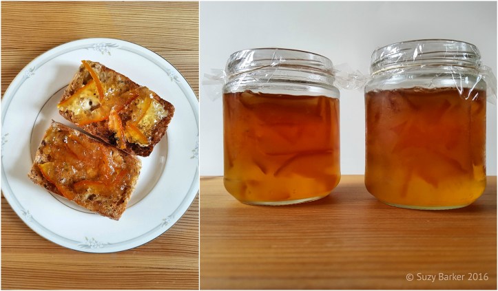 Toast and Homemade Orange Marmalade