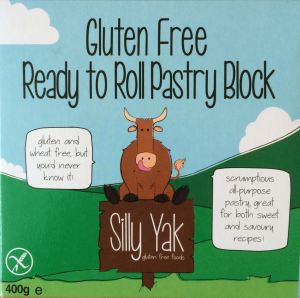 Gluten-free ready to roll pastry from Silly Yak