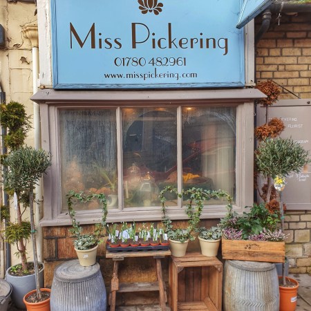 Miss Pickering flower shop and florist in Stamford, Lincolnshire